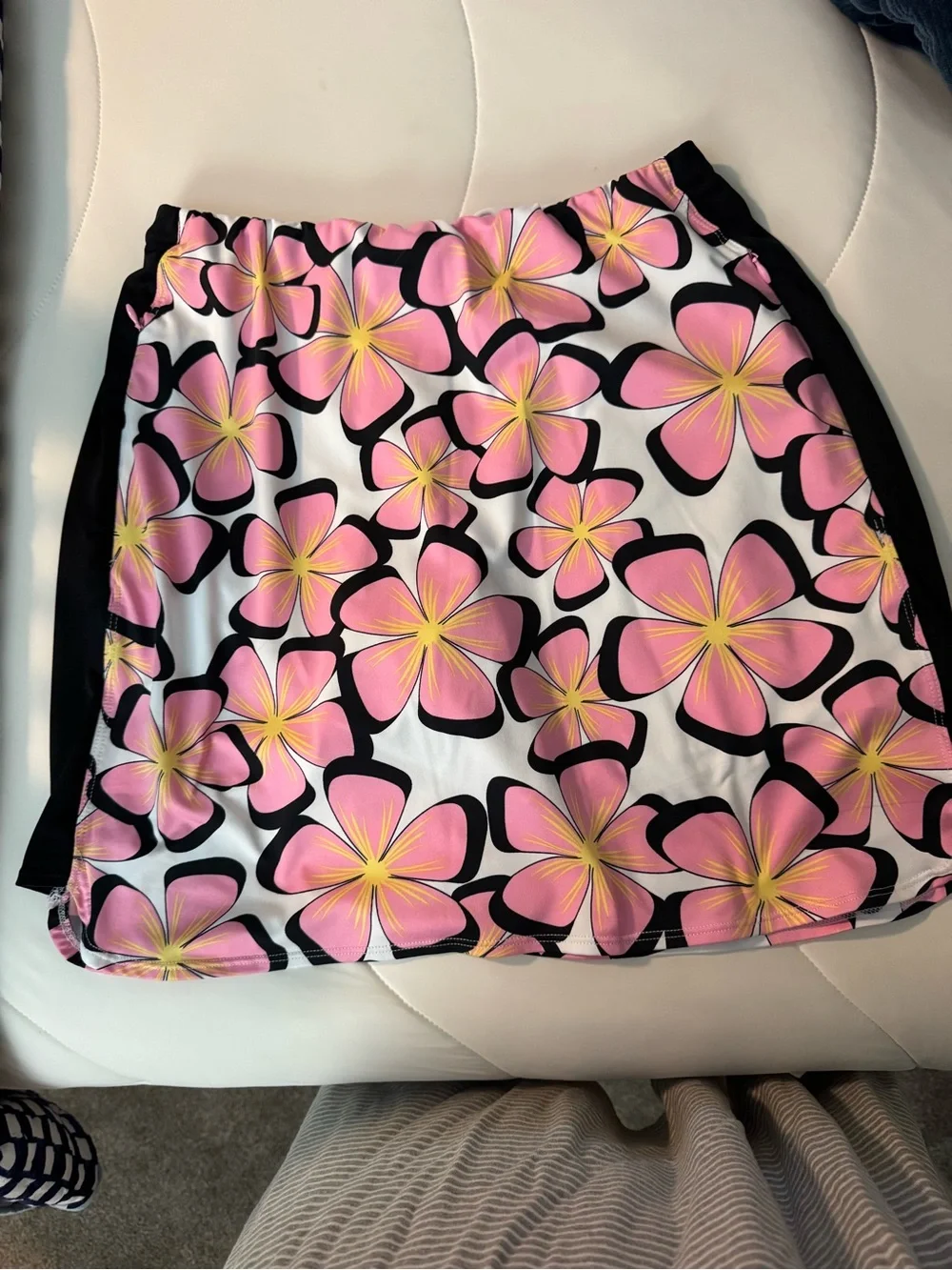 Floral Pink A-Line Women's Skirt